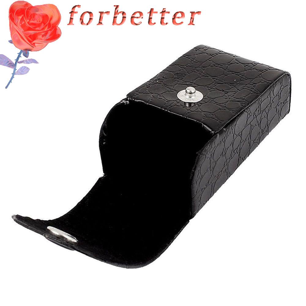 Hộp Đựng Mắt Kính Bằng Da Giả Chất Lượng Cao Có Kẹp Gắn Thắt Lưng Tiện Dụng Ốp