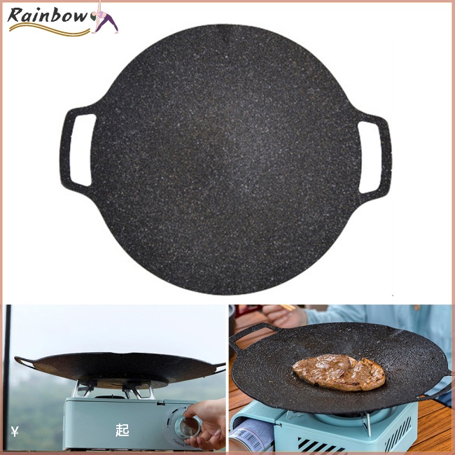 Chảo Nướng Tròn Dày Dặn Tiện Dụng Cho Hoạt Động Ngoài Trời
