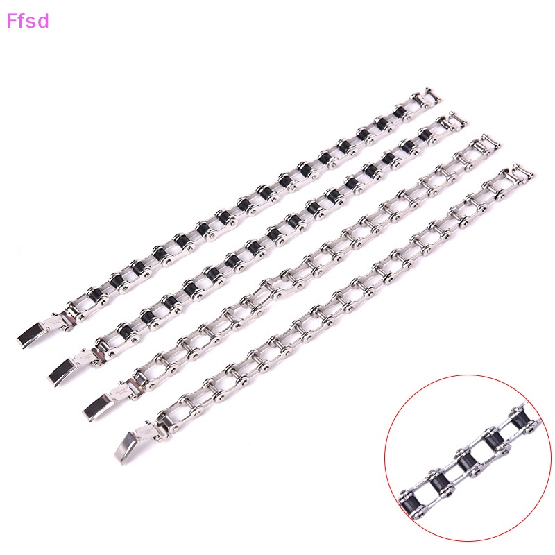 Vòng Tay Dây Xích Bằng Thép Không Gỉ Thời Trang Cho Nam