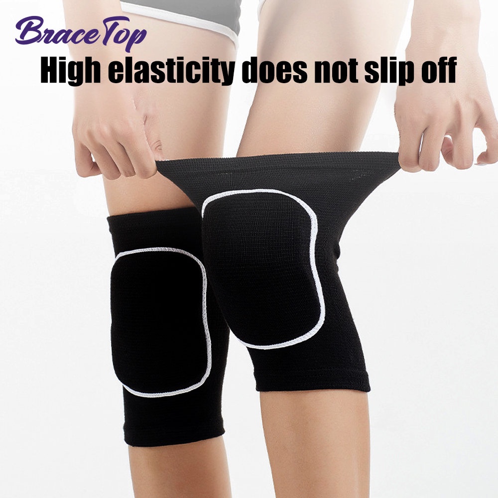 Set 1 / 2 Cặp Đệm Bảo Vệ Đầu Gối Khi Chơi Bóng Chuyền / Bóng Chày / Tennis / Chạy Bộ / Đạp Xe Cho Nam Và Nữ