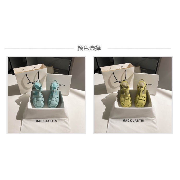 Giày Sandal Cao Gót Hở Ngón Phong Cách Thời Trang Roman Dành Cho Nữ