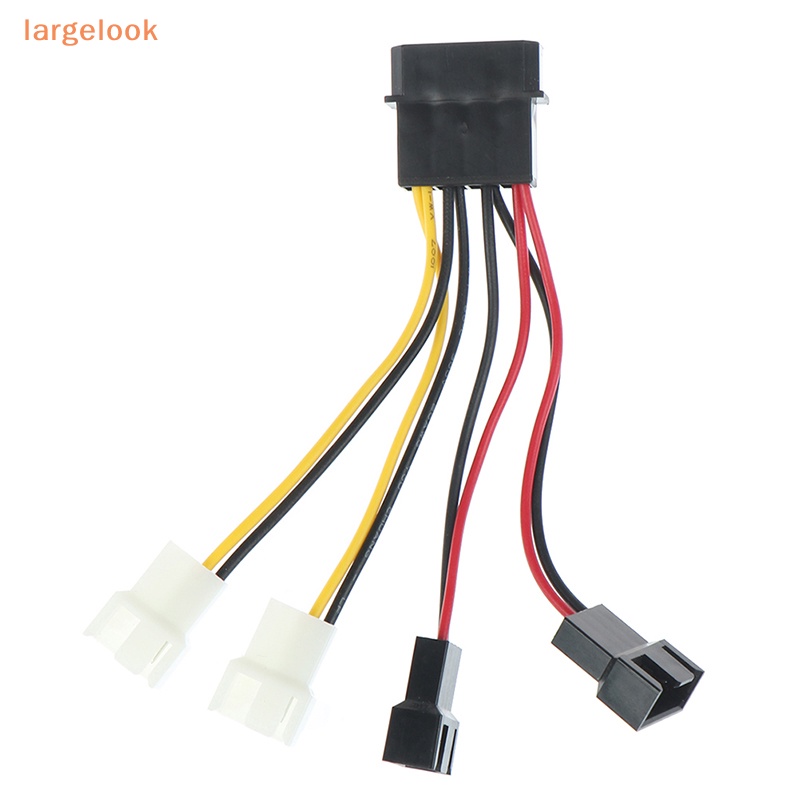 1 Cáp Chuyển Đổi 4Pin Sang 3Pin 12v * 2 / 5v * 2 Cho Quạt Tản Nhiệt CPU Máy Tính