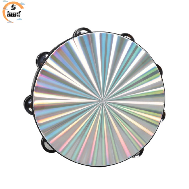 Trống Lục Lạc Cầm Tay Hai Đầu Bằng Thép Không Gỉ Kích Thước 10-inch