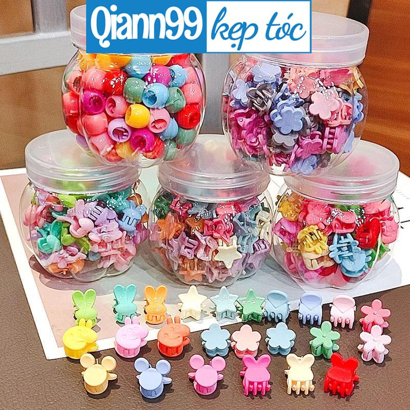 💓Kẹp Tóc Càng Cua Mini Hàn Quốc Dễ Thương Nhiều Màu Sắc Phụ Kiện Thời Trang Cho Nữ