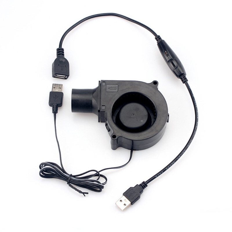 [3C] Quạt Điện 7530 5V USB Có Bộ Điều Khiển Tốc Độ Nhỏ Gọn Và Yên Tĩnh Cho Tiệc Nướng Bbq