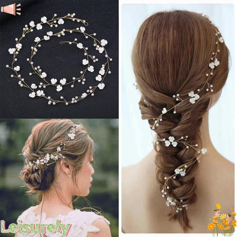 Băng Đô Hoa Cài Tóc Xinh Xắn Cho Cô Dâu