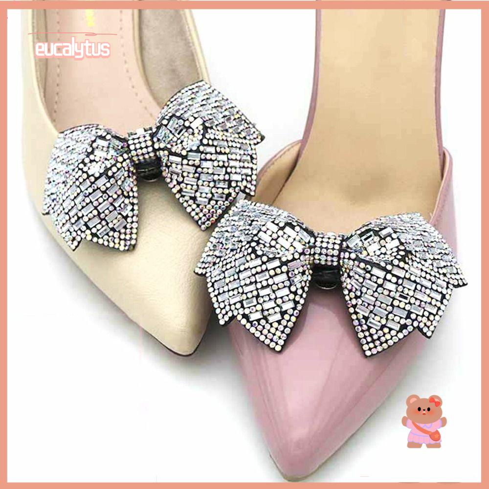 1 Phụ Kiện Kẹp Nơ Cho Giày Cao Gót DIY Tiện Dụng