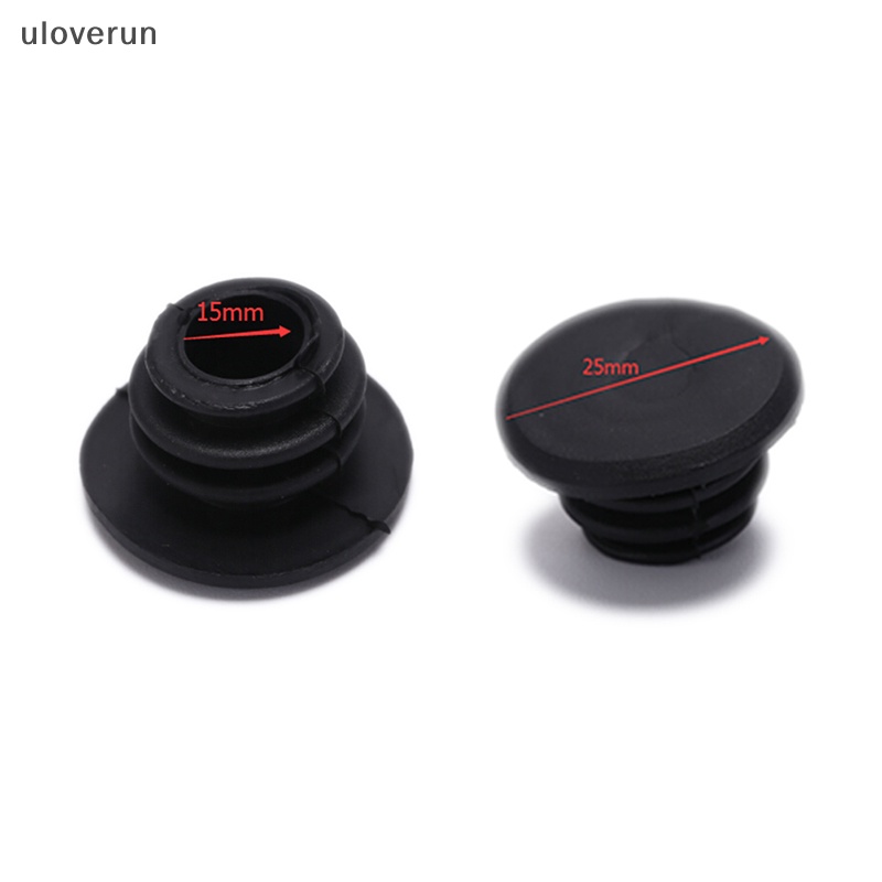 Set 4 Nút Cao Su Mini Màu Đen Gắn Tay Lái Xe Đạp uloverun Vn vn