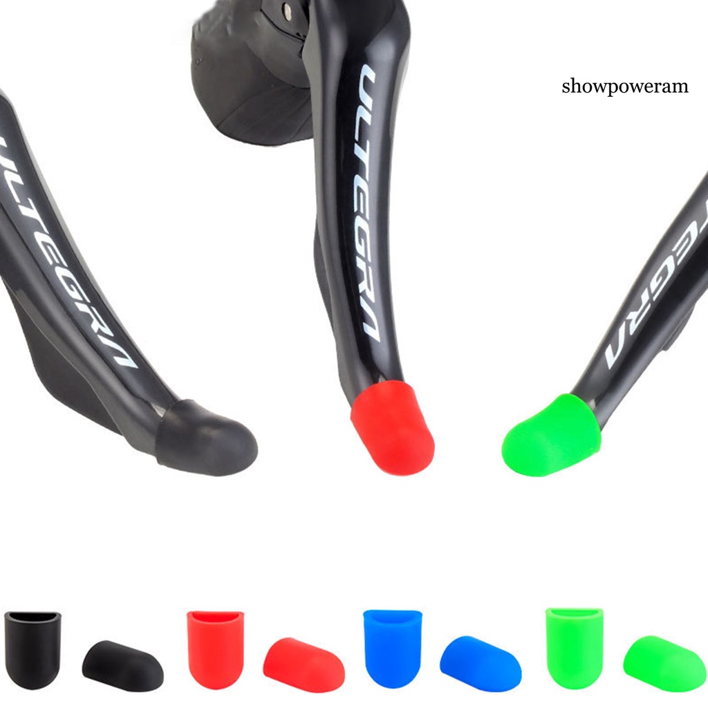 Set 3 Cặp Vỏ Bọc Bảo Vệ Tay Phanh Xe Đạp Bằng Silicon Độ Co Giãn Cao Chống Mài Mòn