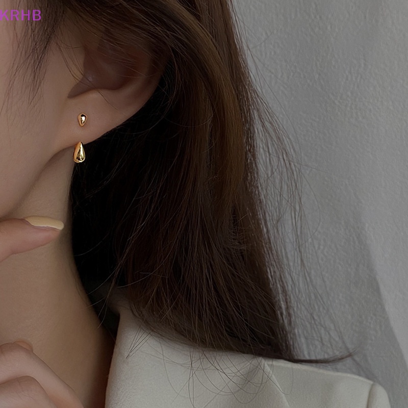 1 Khuyên Tai Hình Giọt Nước Thời Trang Cho Nữ Mới