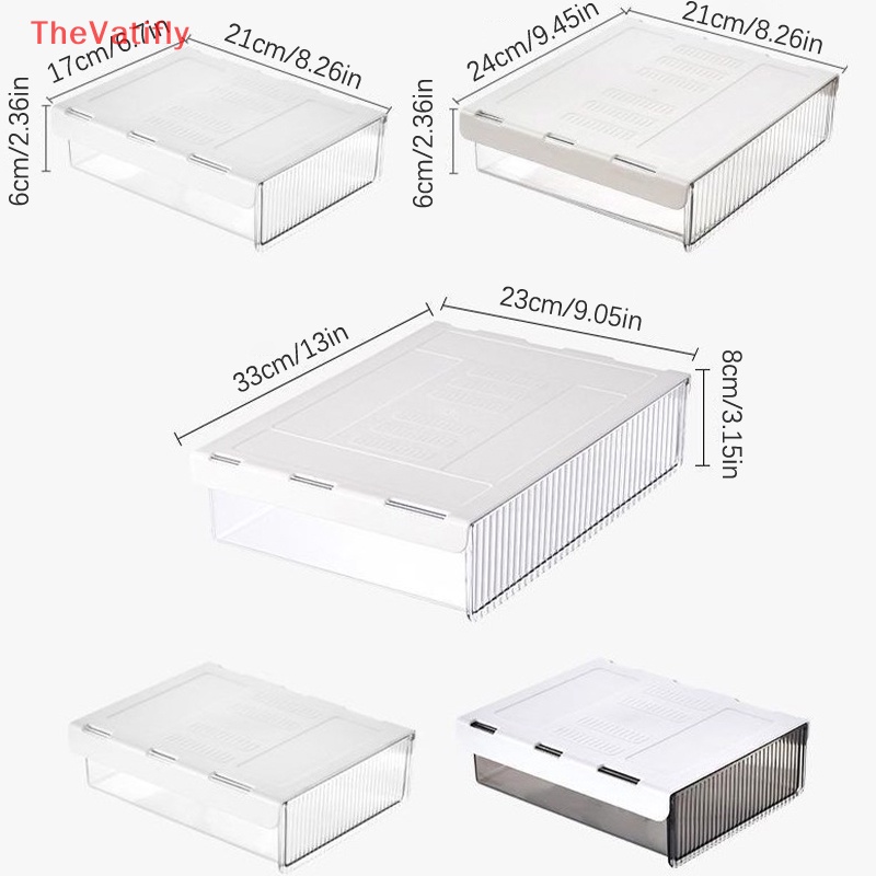 [Thevalifly] Ngăn Kéo Đựng Đồ Ẩn Dưới Bàn Có Thể Trượt Vào Ngăn Kéo