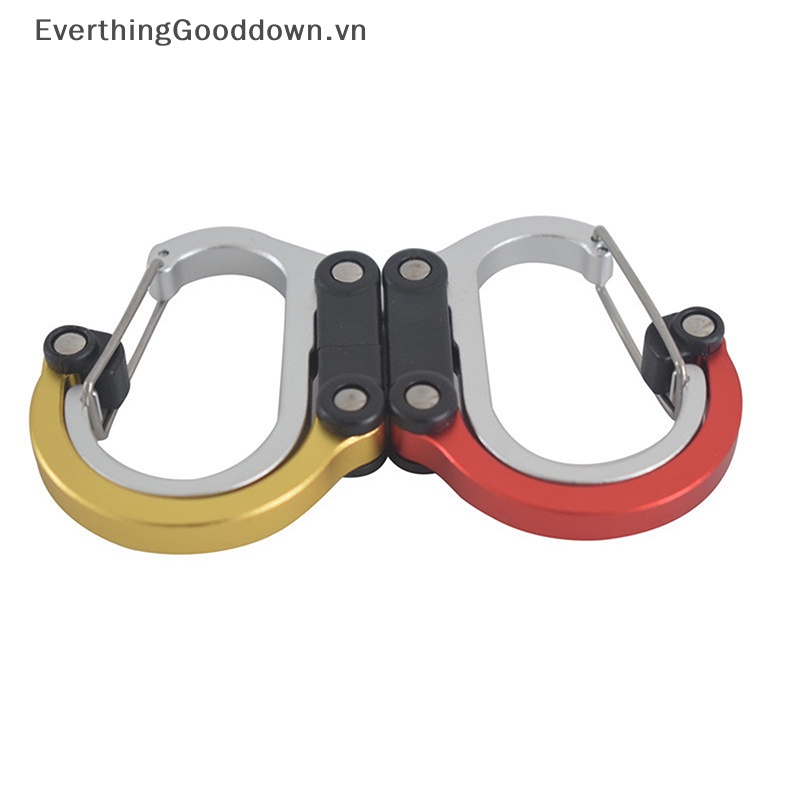 Everthinggoodingdown Kẹp Móc Carabiner Mạnh Mẽ Dùng Đi Cắm Trại / Du Lịch / Leo Núi