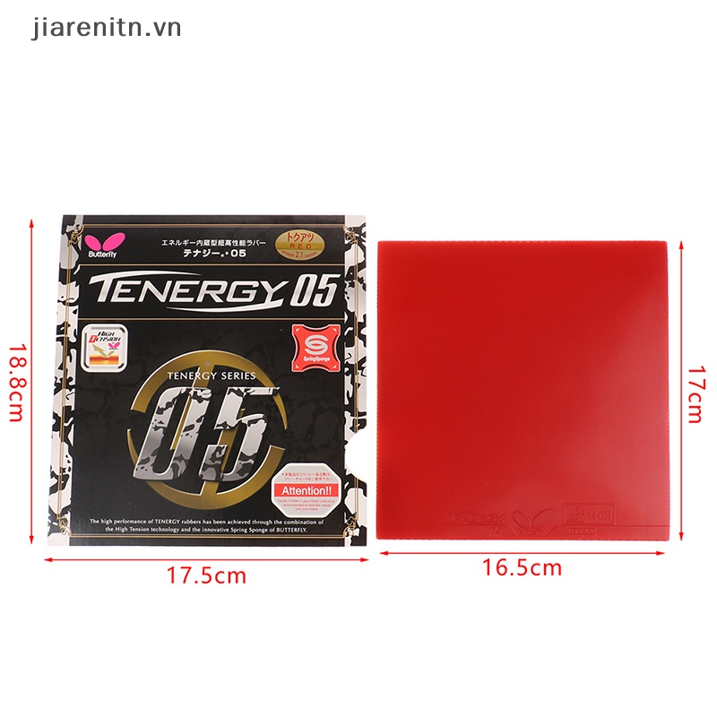 1 Miếng Cao Su Đánh Bóng Bàn jiarenitn Bướm Tenergy 05 2.1mm vn