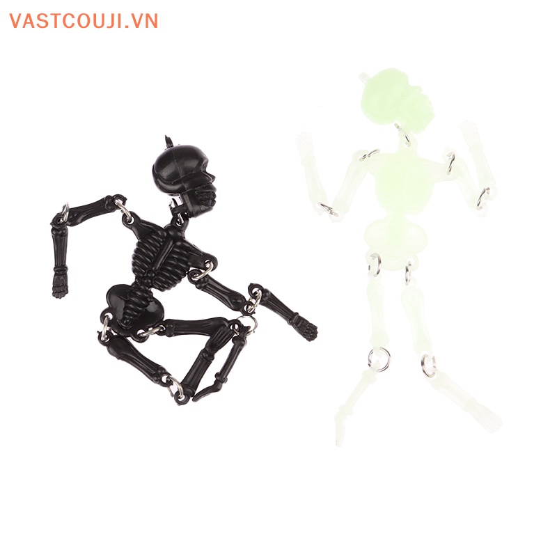 Móc Khóa Hình Đầu Lâu Phát Quang Phong Cách Gothic Thời Trang