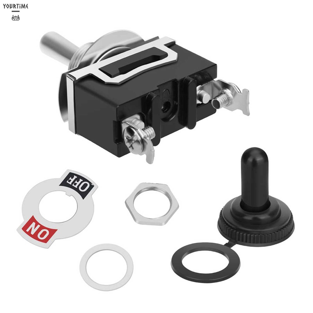 Set 2 Công Tắc Bật / Tắt Nguồn Điện SPST Cho Xe Hơi / Tàu Thuyền