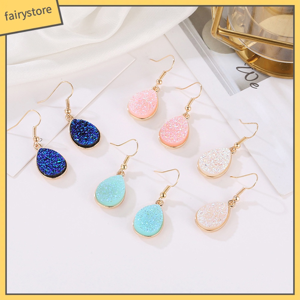 Bông Tai Hình Giọt Nước Thiết Kế Độc Đáo Thời Trang Cho Nữ