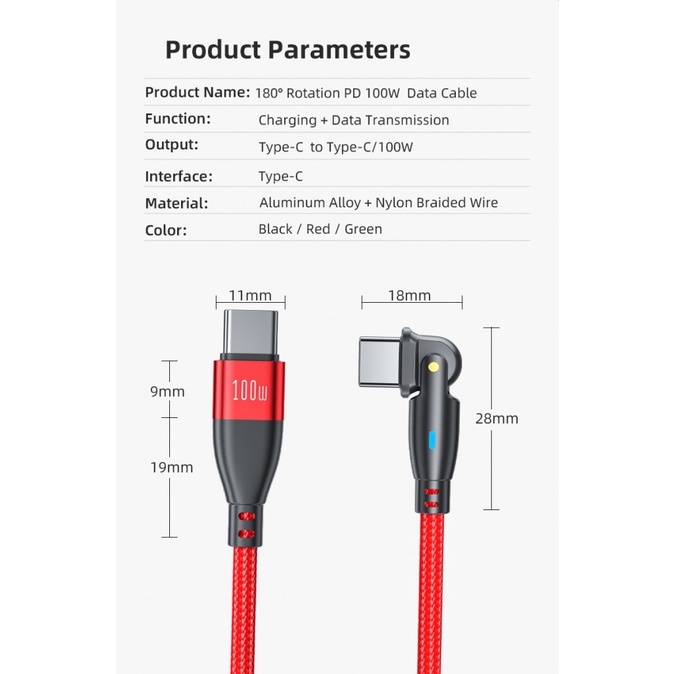 Dây Cáp Sạc Nhanh USB C Sang Type C PD100W 60W Cho Samsung Huawei Xiaomi Macbook Laptop