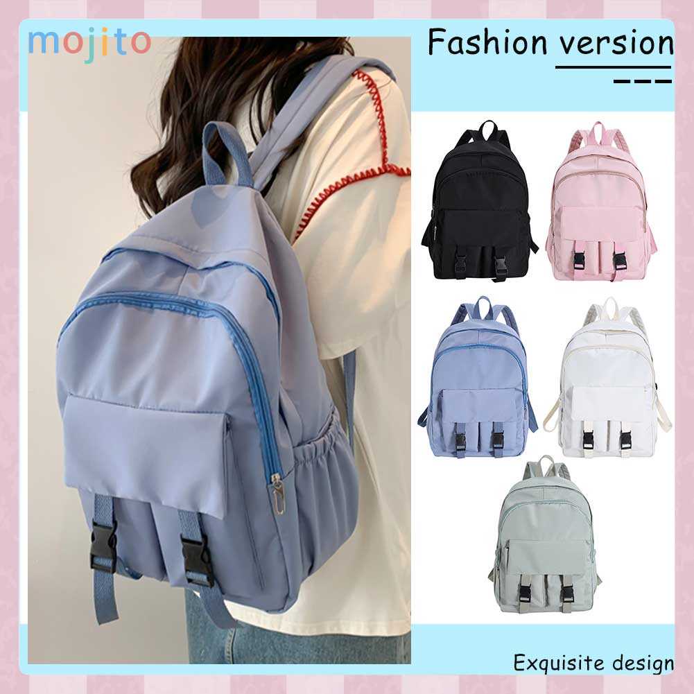 Ba Lô Đi Học Màu Sắc Đơn Giản Sức Chứa Lớn Cho Tuổi Teen