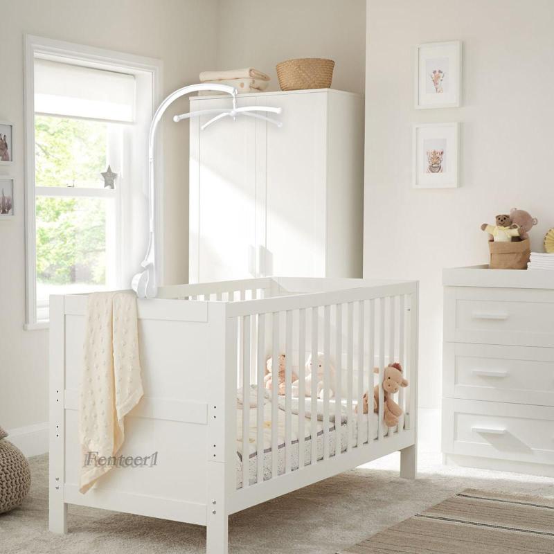 [Fenteer1] Giá Đỡ Đồ Chơi Gắn Giường Ngủ Xoay Được Có Thể Tháo Rời Cho Bé Trai Sơ Sinh