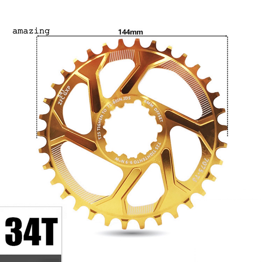 Bánh Răng Dây Xích 6mm Cho Xe Đạp Leo Núi 30 / 32 / 34 / 36T GXP XX1 X0 X9