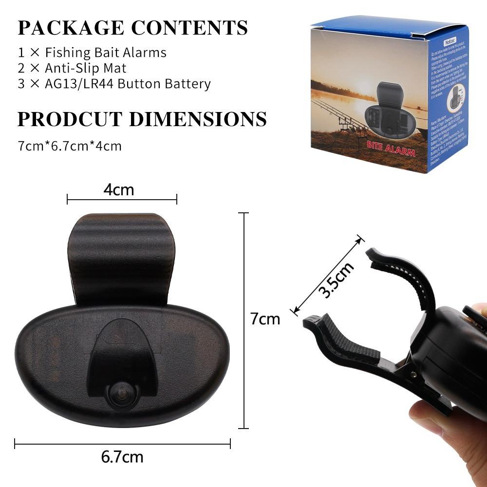 Chuông Báo Cá Cắn Câu Thông Minh Có Đèn LED Kèm Pin Tiện Dụng