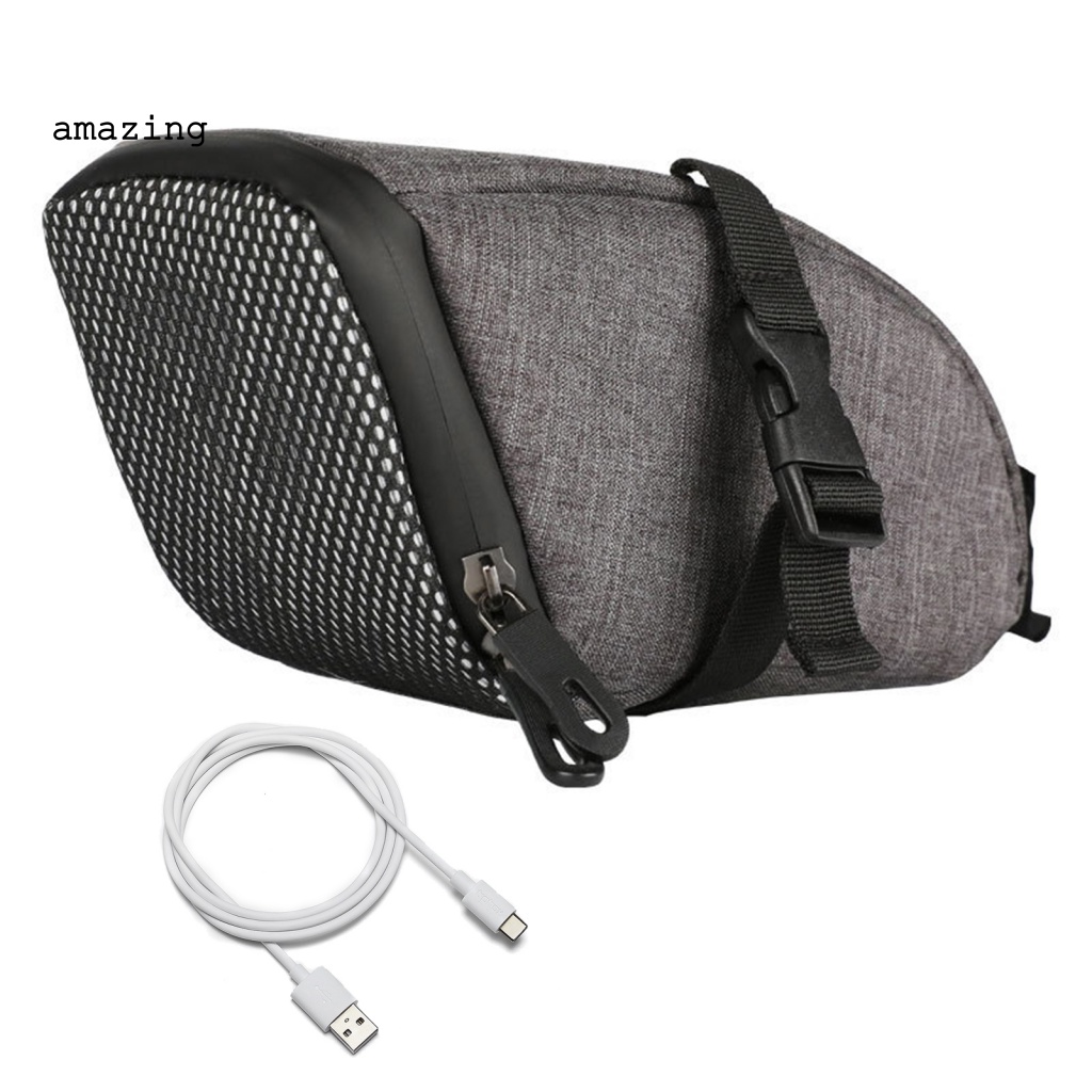 Túi Đựng Đồ Gắn Yên Xe Đạp Leo Núi / Đi Biển / Đường Dài Dung Tích Lớn Chống Mài Mòn Có Đèn