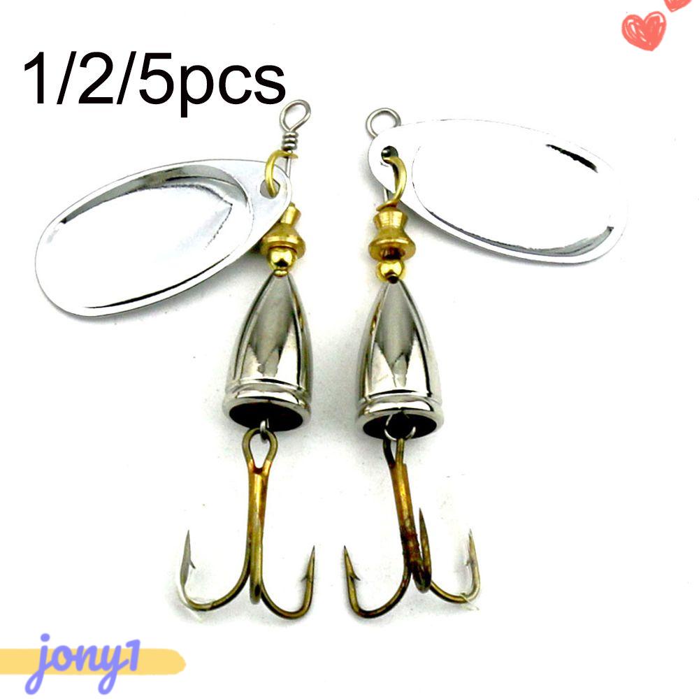Set 1 / 2 / 5 Mồi Câu Cá Giả Bằng Kim Loại Chuyên Nghiệp