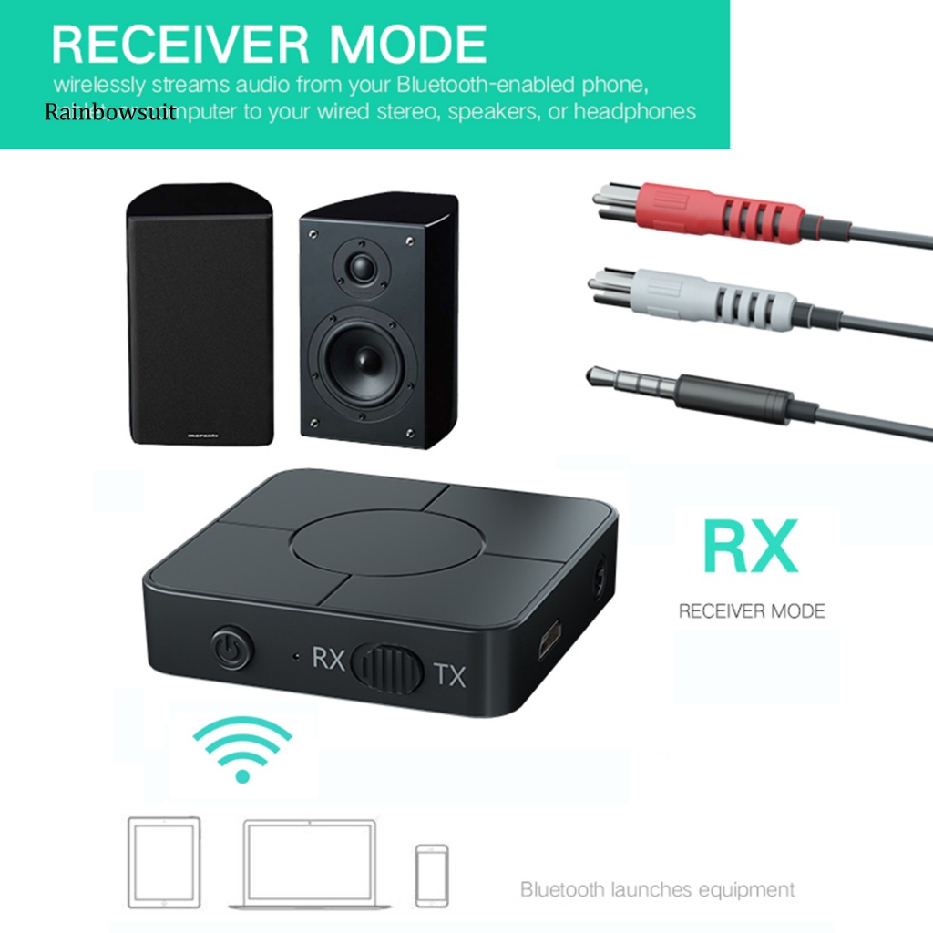 Bộ Truyền Nhận Tín Hiệu Bluetooth 5.0 Không Dây Cho TV Xe Hơi