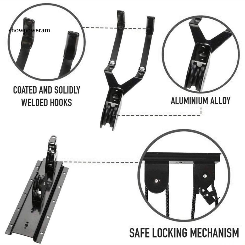 Giá Nâng Xe Đạp Kèm Dây Móc Treo Đồ Tiện Dụng