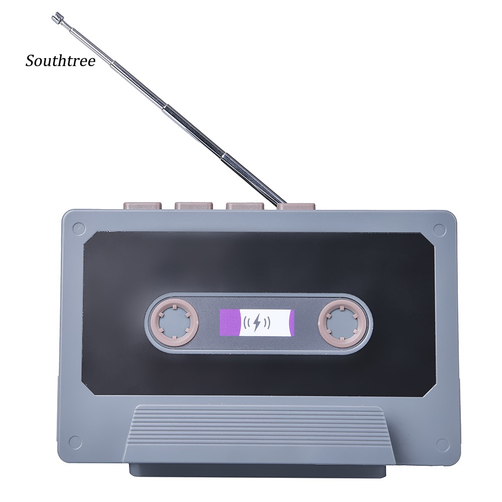 Giá Đỡ Điện Thoại / Loa Bluetooth Không Dây Sạc Được Phong Cách Vintage