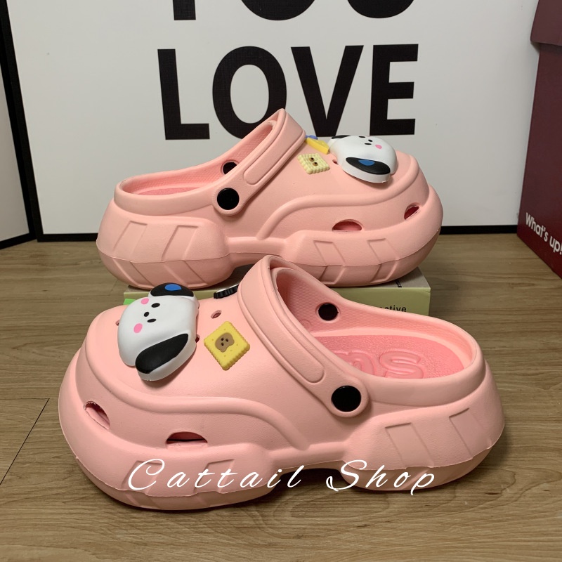 DISHULAN dép dép nữ dép bánh mì nữ dép bánh mì nữ Chống Trượt 060705