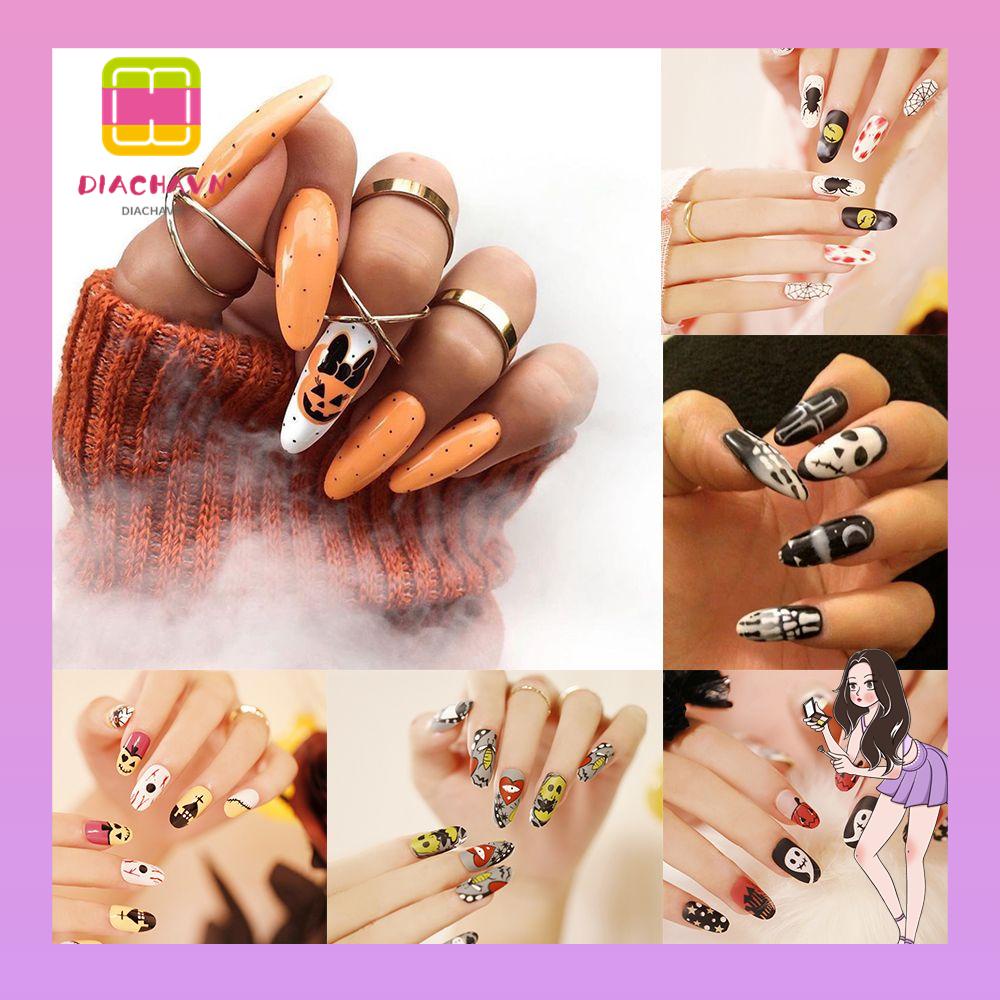 Hộp 24 Móng Tay Giả Có Thể Tháo Rời