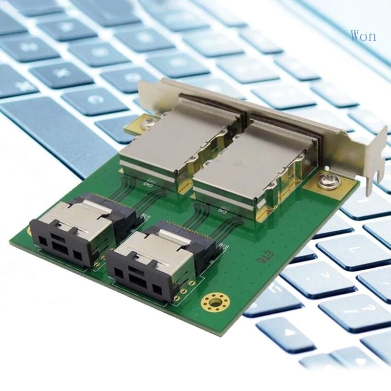 Bảng Mạch Chuyển Đổi SAS26p SAS-SFF-8087 Sang SFF-8088 PCI Sa36P-26P PCI Server SFF8087-8088