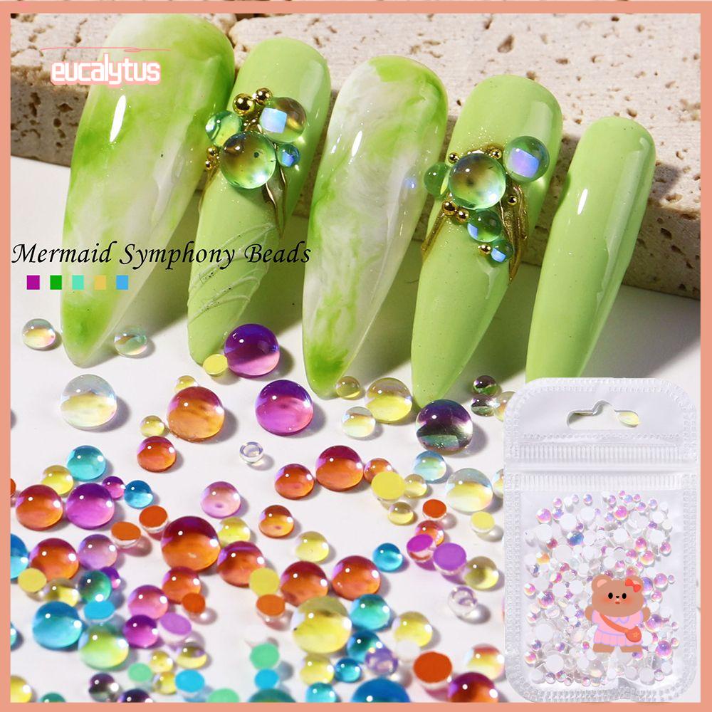 Túi 300 Móng Tay Giả Chất Lượng Cao|Tranh Nghệ Thuật Màu Sắc Trong Mờ Độc Đáo