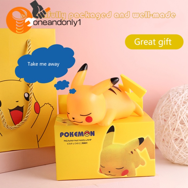 Đèn Ngủ Hình Pokemon Pikachu Dễ Thương Trang Trí Phòng Khách / Phòng Ngủ