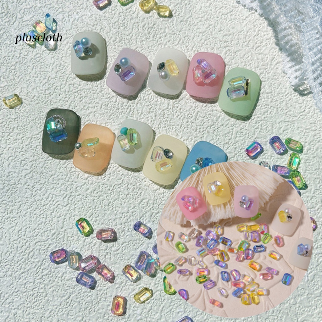 Set 100 Hạt Đá 3D Trang Trí Móng Tay Sau Lưng