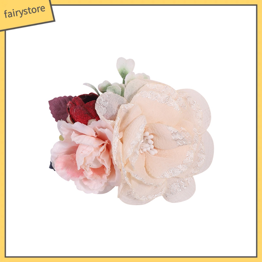 Kẹp Tóc Hình Hoa Đính Ngọc Trai Nhân Tạo Nhiều Kiểu Dáng Khác Nhau Cho Bé Gái