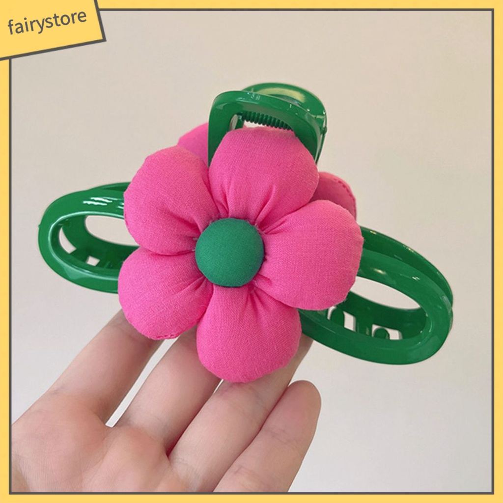 Kẹp Tóc Hình Hoa Hai Mặt Chống Trượt Thiết Kế Tinh Tế Cho Nữ