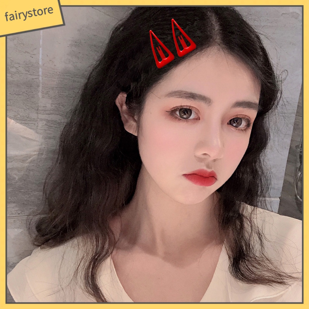 Set 2 / 3 Kẹp Tóc Hình Ngôi Sao / Trái Tim Phong Cách Trung Hoa Mừng Năm Mới Cho Bé Gái