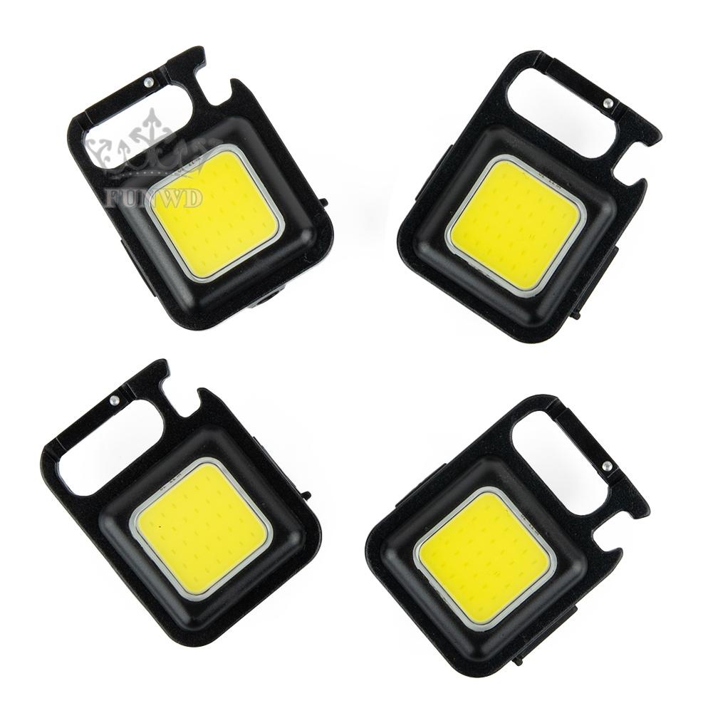 Móc Khóa Đèn Pin LED COB IPX4 Chống Thấm Nước