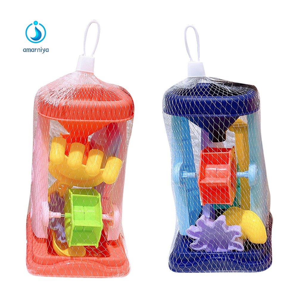 Bộ 5 Món Đồ Chơi Xúc Cát Đi Biển Mùa Hè Cho Bé