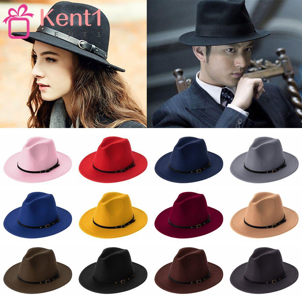 Nón Fedora Vải Nỉ Phong Cách Vintage KENT1
