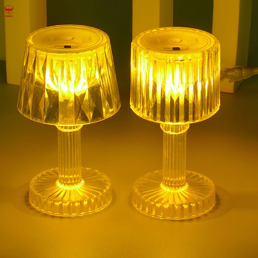 Đèn Để Bàn Mini Trong Suốt Trang Trí Phòng Khách / Văn Phòng