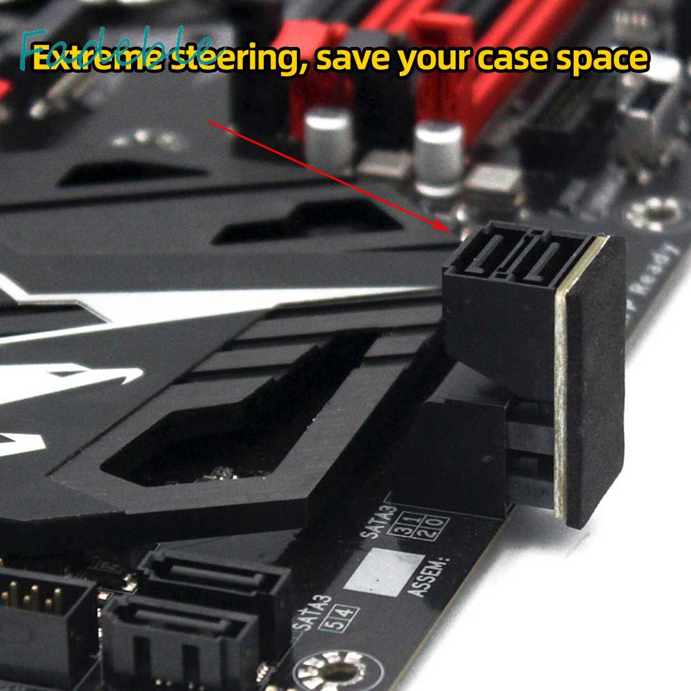 Bộ Chuyển Đổi 2 SATA 7Pin Male Sang Female Cho Bo Mạch Chủ