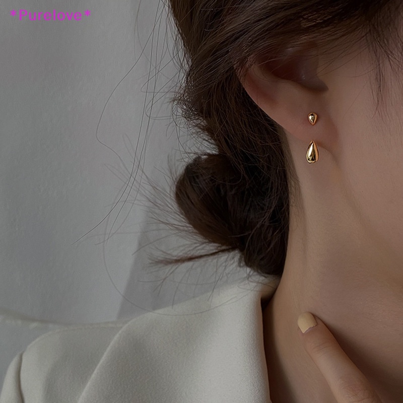 1 Đôi Bông Tai Hình Giọt Nước Thời Trang Mùa Hè Dành Cho Nữ Mới