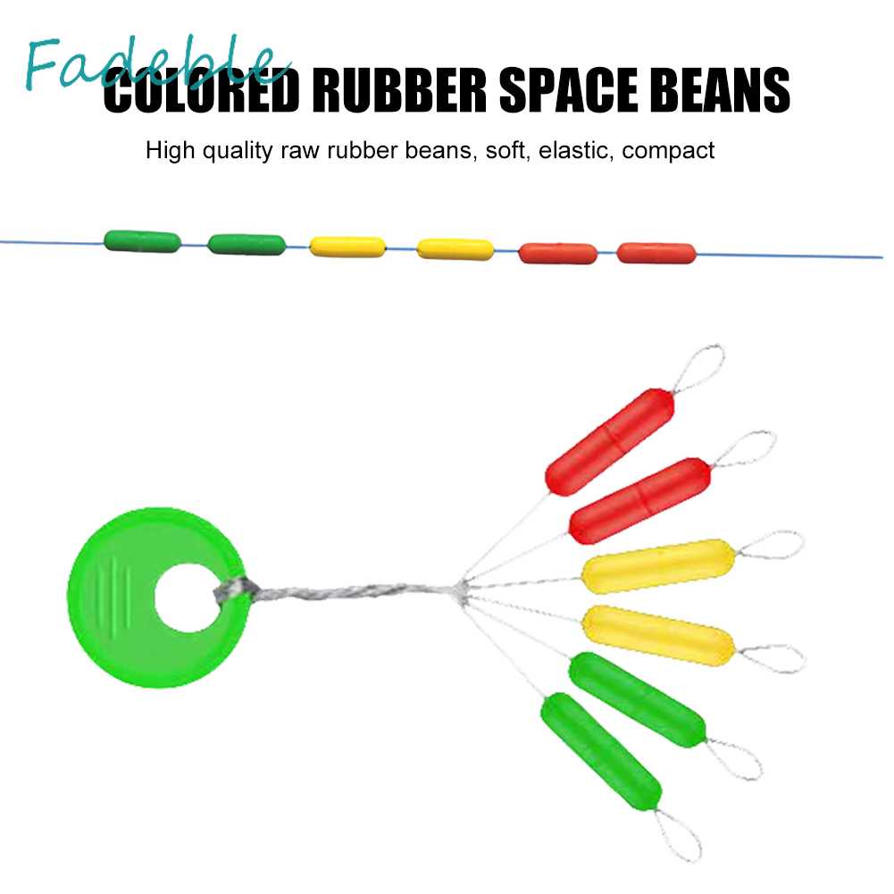 Set 10 / 60 Nút Chặn Dây Câu Hình Trụ Nhiều Màu Sắc