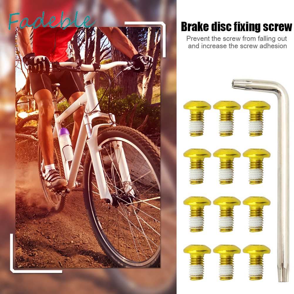 Bộ 12 Ốc Vít T25 M5x9mm Cho Đĩa Phanh Xe Đạp