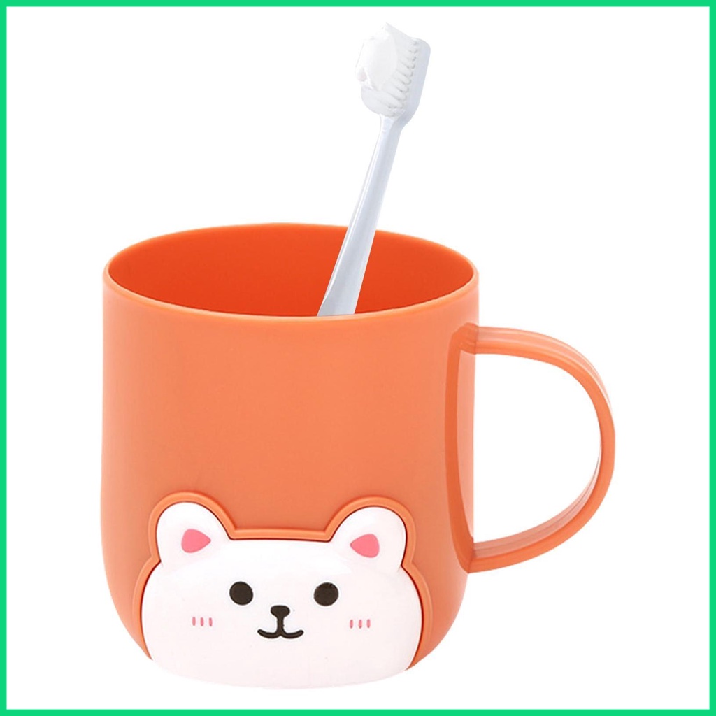 Cốc Đánh Răng Hình Gấu Hoạt Hình Dễ Thương Cho Bé