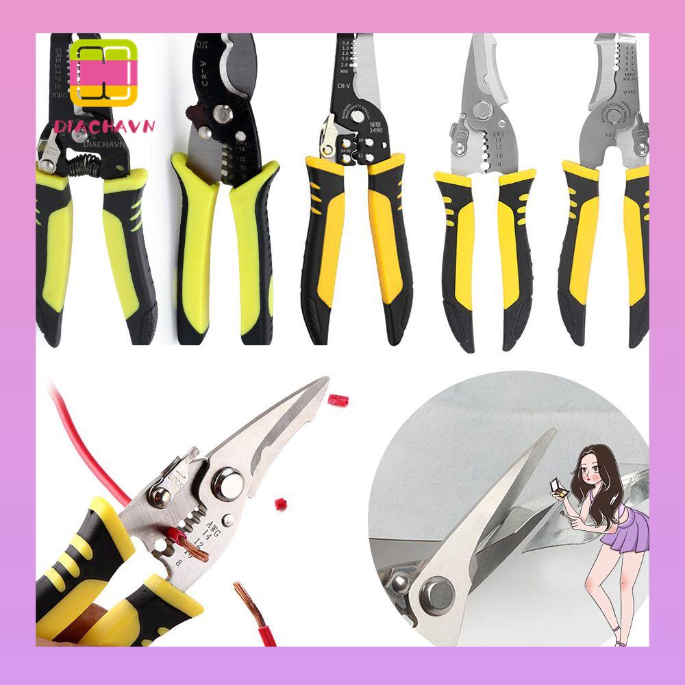 Kìm Tuốt Dây Điện Đa Năng Siêu Bền Tiện Dụng