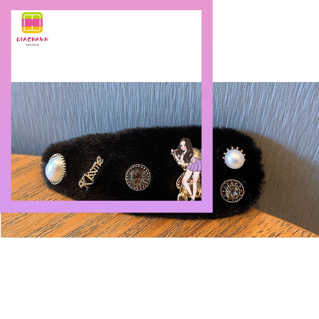 Kẹp Tóc Bên Hông Hình Vuông Dành Cho Nữ